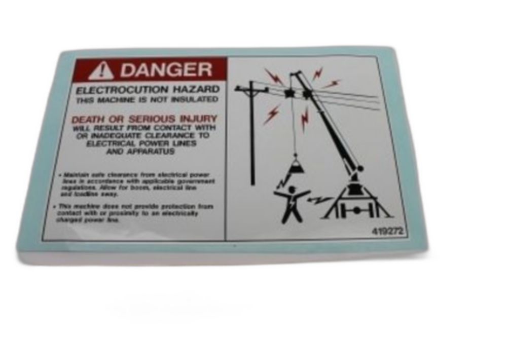 DECAL, ELECTROCUTION HAZARD