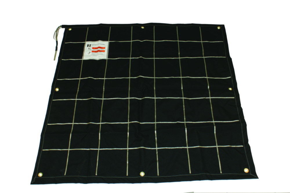 Hastings Ground Mat, Anti-Skid, Black, 58"x58"