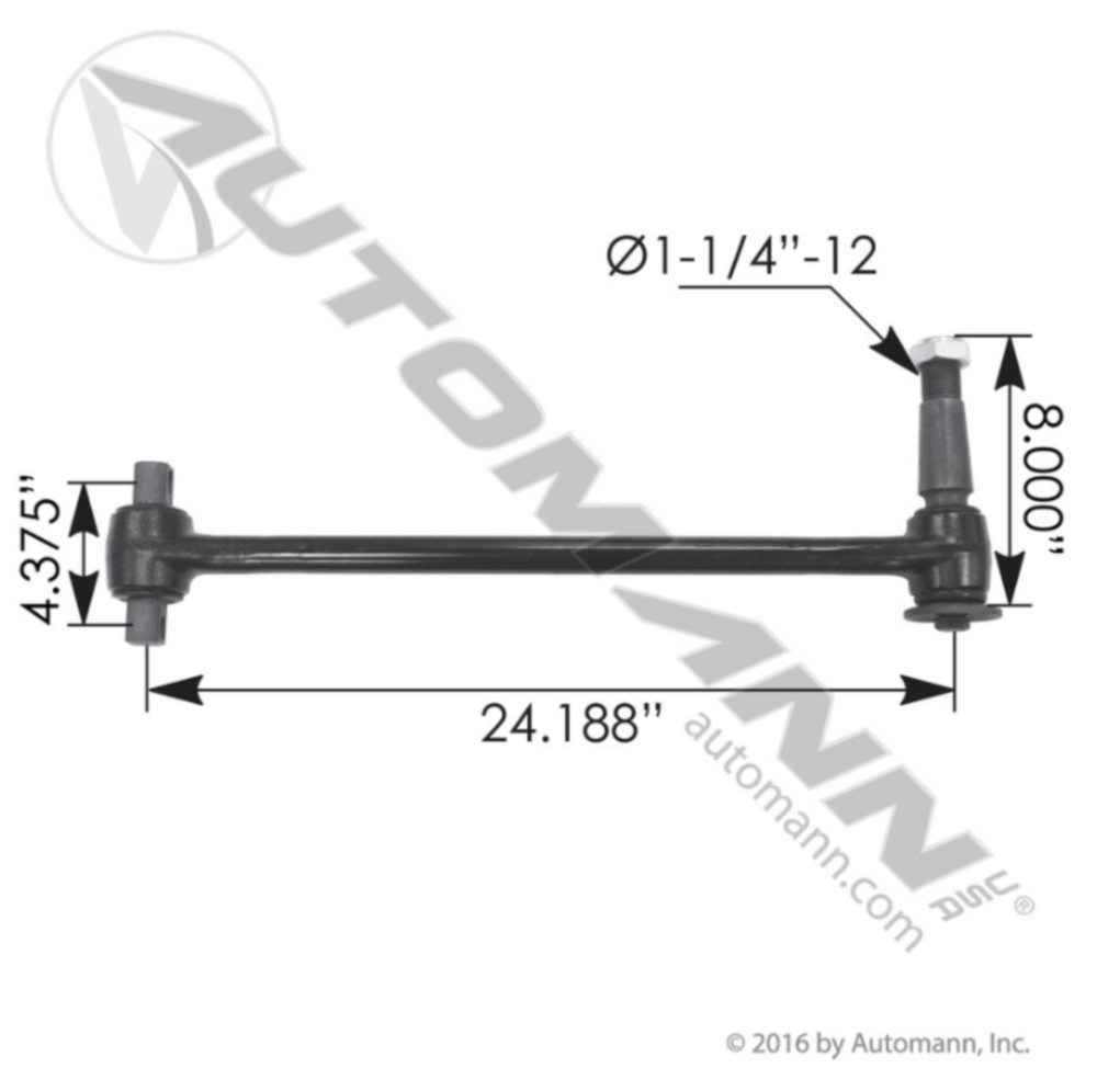 Automann Narrow Rod 24.300in Hendrickson