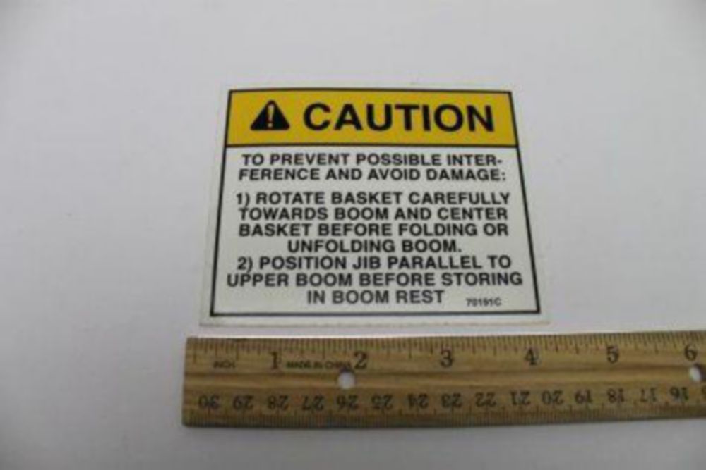 DECAL, CAUTION
