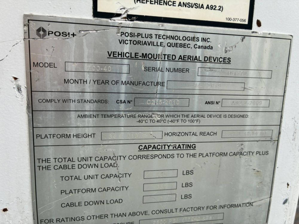 2019 Ford F-550 4x4 Powerstroke Posi-Plus Cable Placer Truck