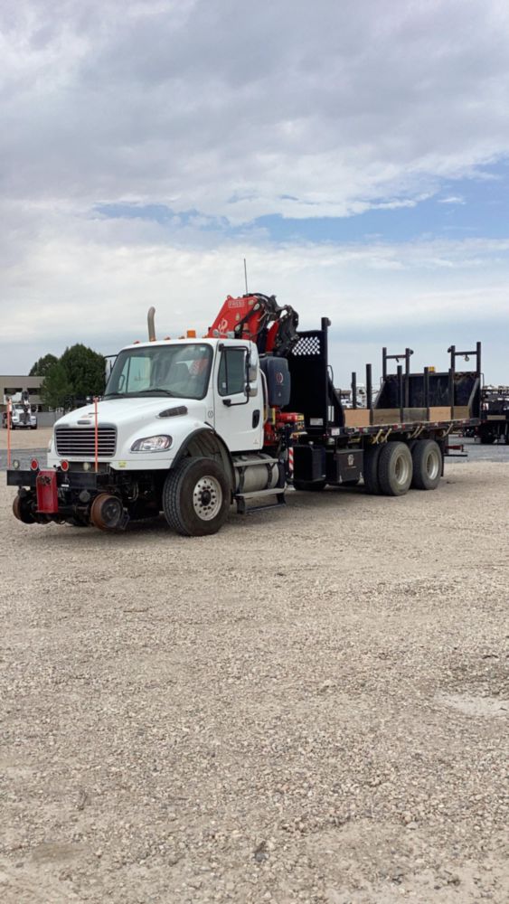 2018 Freightliner M2106 6x4 Fassi F175A.2.24 Hi-Rail Knuckle Boom Truck