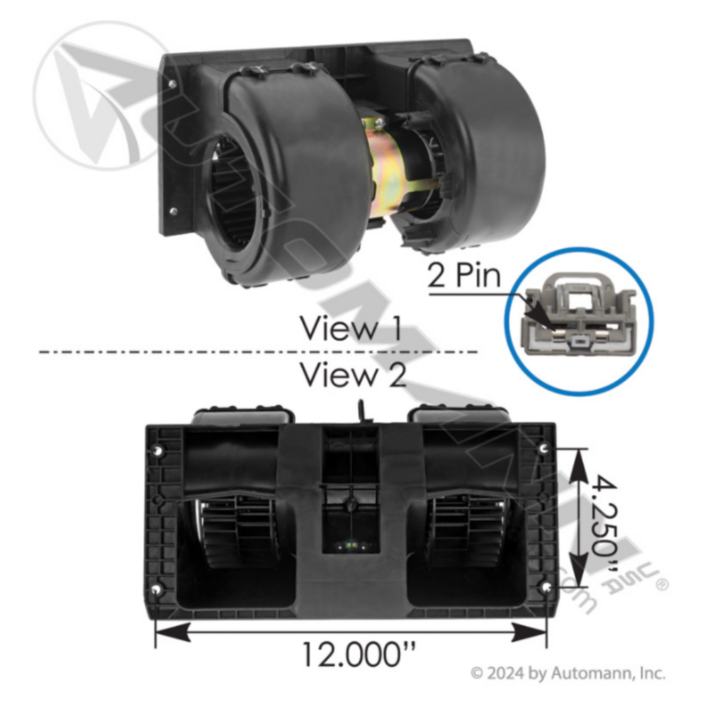 Automann Blower HVAC Volvo Behr