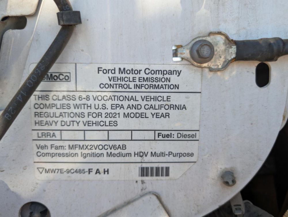 2022 Ford F-750 Versalift VO260-Rear Mount Forestry Bucket Truck