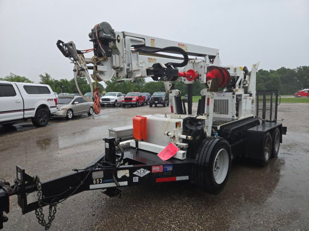 2017 SDP EZ Hauler 55MLP Mini Digger Derrick With SDP Support Trailer.