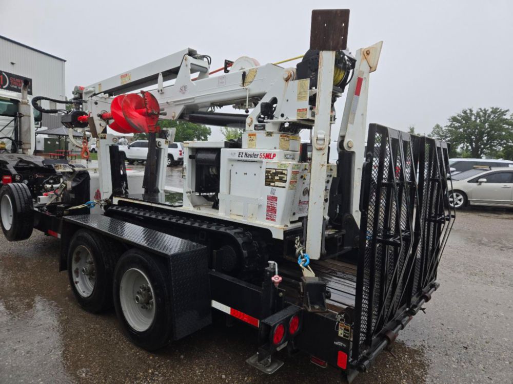 2017 SDP EZ Hauler 55MLP Mini Digger Derrick With SDP Support Trailer.