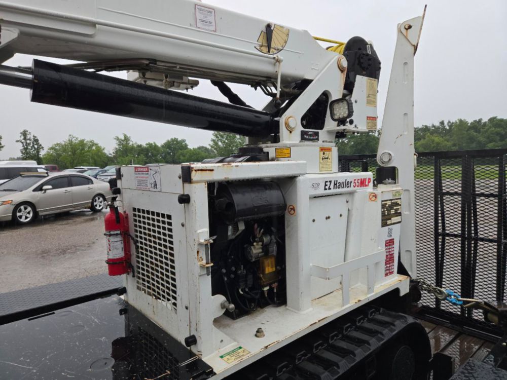 2017 SDP EZ Hauler 55MLP Mini Digger Derrick With SDP Support Trailer.