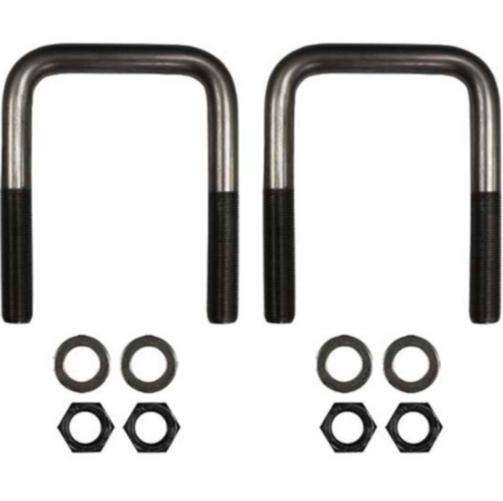 Automann U Bolt Kit Square 3/4in X 4in X 5-3/4in