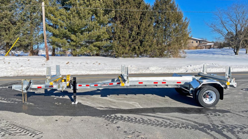 12,850 lbs 41' (Extended) Material Box Pole Trailer