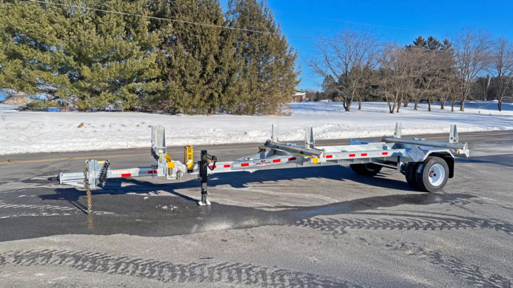 12,850 lbs 41' (Extended) Material Box Pole Trailer