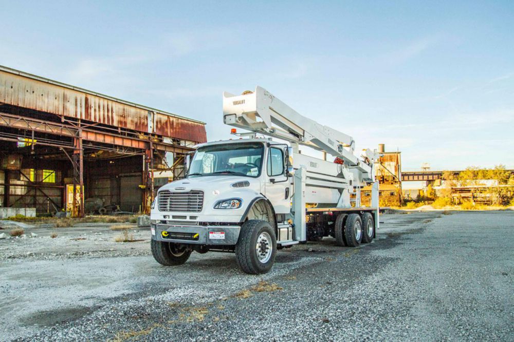 107 ft Insulated Material Handling AWD Transmission Bucket Truck