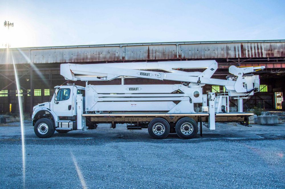 107 ft Insulated Material Handling AWD Transmission Bucket Truck