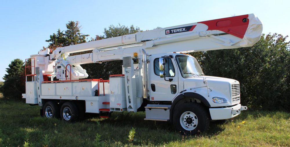 95 ft Insulated Material Handling AWD Transmission Bucket Truck