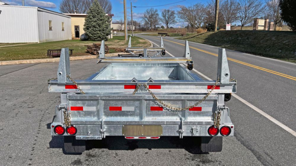 16,400 lbs 37' (Extended) Material Box Pole Trailer