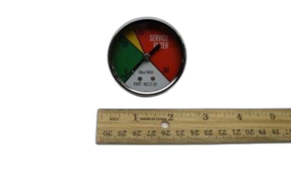 FILTER GAUGE 60PSI 02MP