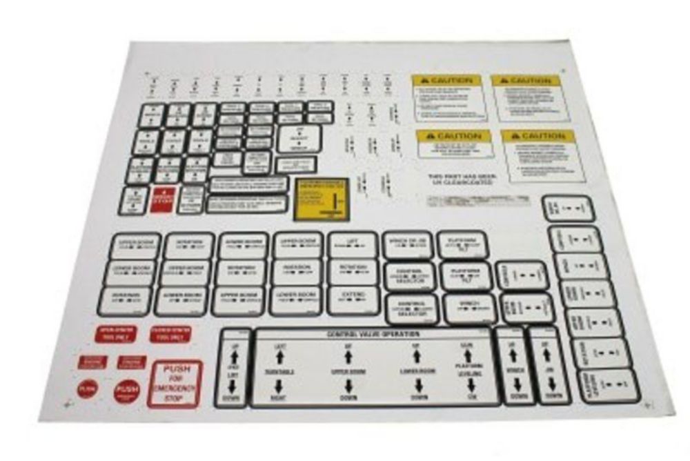 DECAL SHEET HR37-55 XT SC 5TC