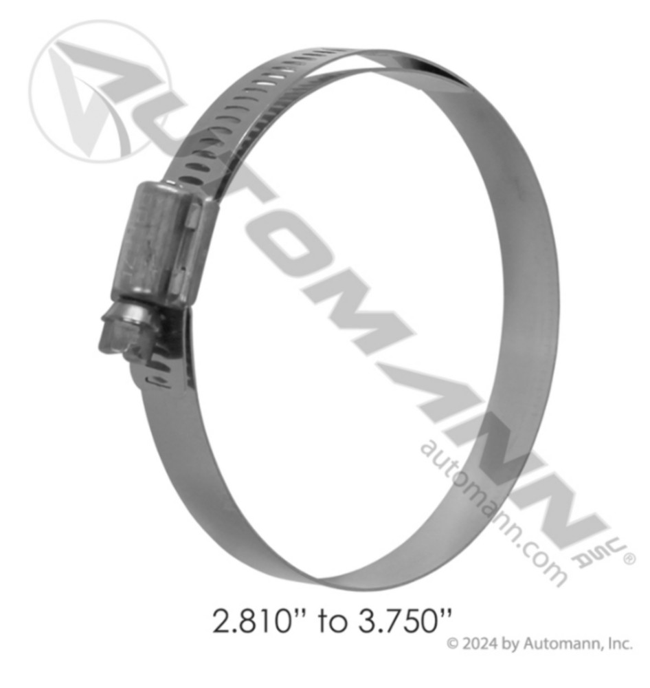 Automann All SS Lined Clamp 2.81 to 3.75in Breeze