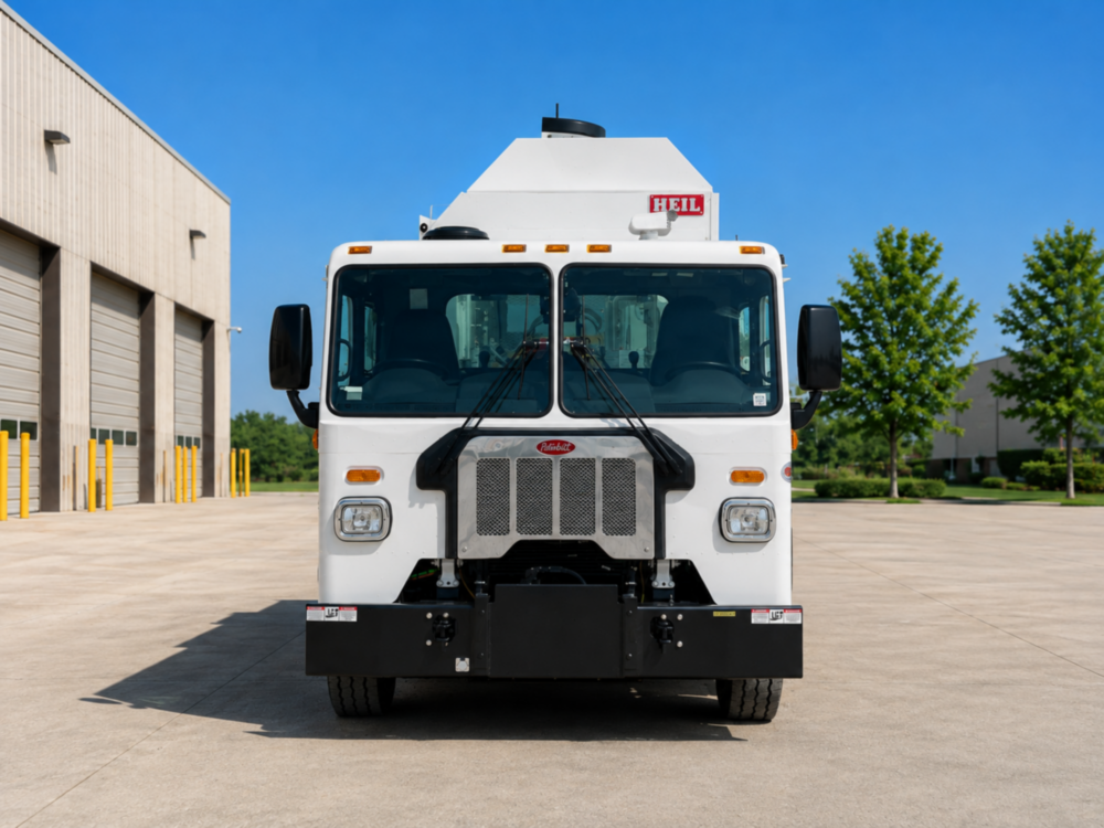2025 Peterbilt 520 6x4 HEIL 28-Yard PYTHON Automated Side Loader Truck
