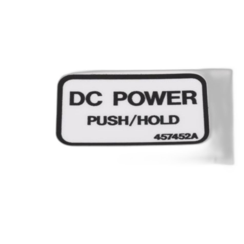 DECAL DC POWER