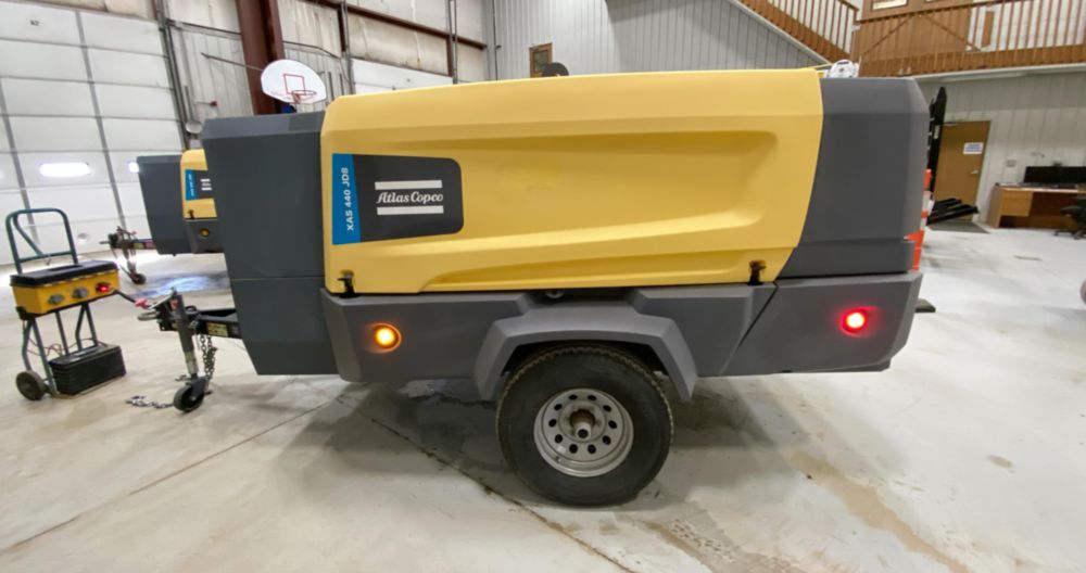 2020 Atlas Copco XAS 440 JD FT4 Portable Compressor