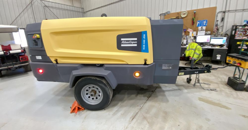 2020 Atlas Copco XAS 440 JD FT4 Portable Compressor