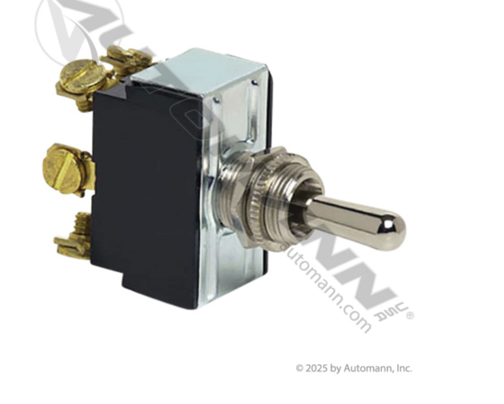Automann Toggle Switch 3Pos DPDT Mom Off Mom 25A