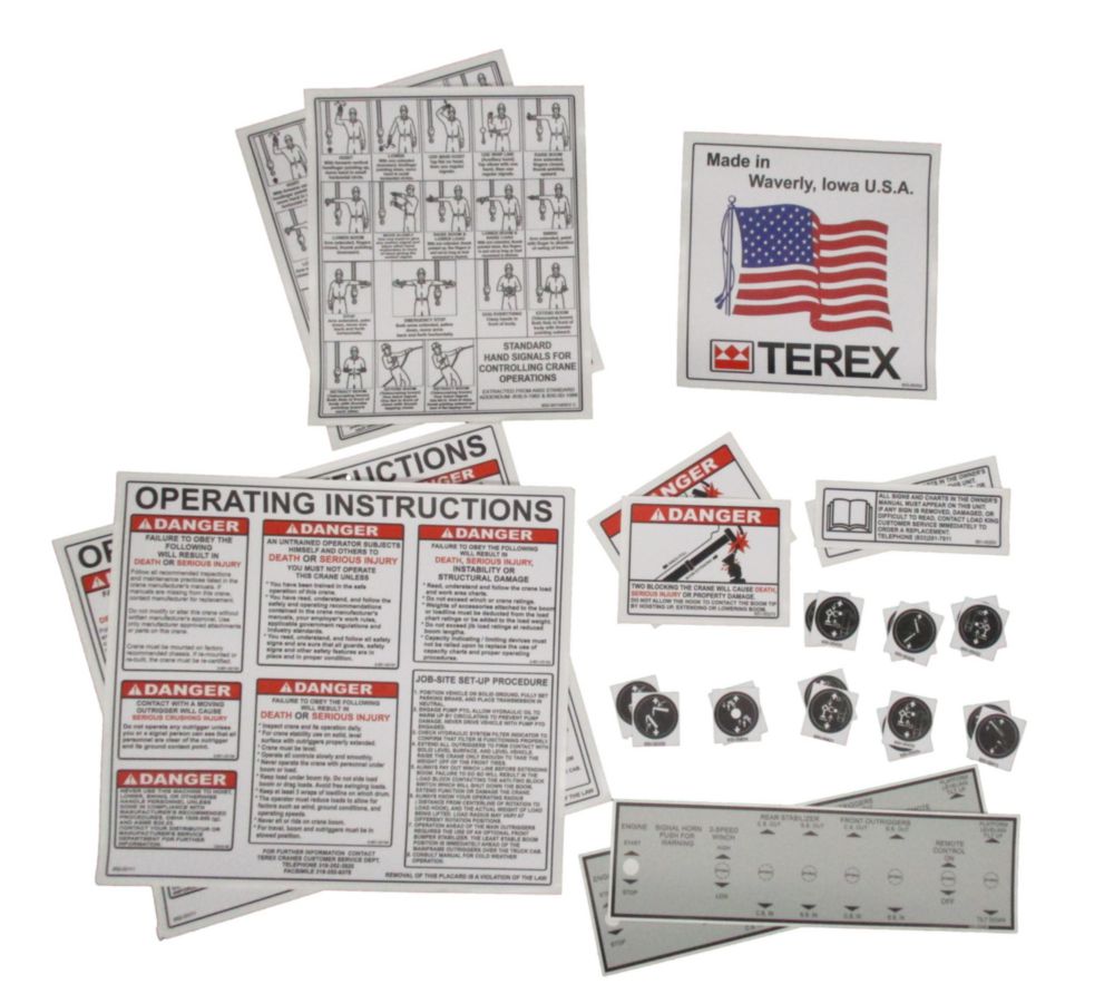 KIT,PLACARD CONSOLE (A10S)