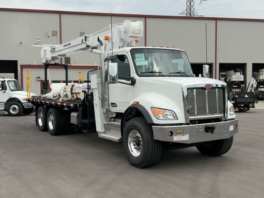 Terex Utilities Commander 6060 Digger Derrick on 2025 Peterbilt 567 6x6