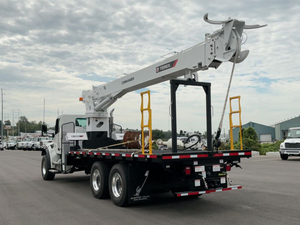 Terex Utilities Commander 6060 Digger Derrick on 2025 Peterbilt 567 6x6