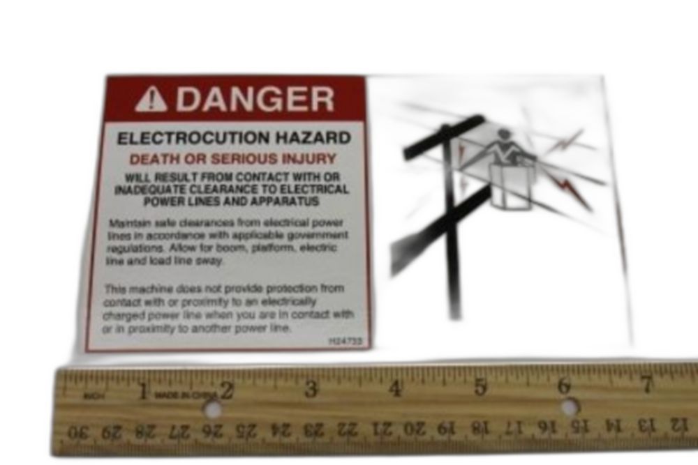 DECAL, ELECTROCUTION HAZARD