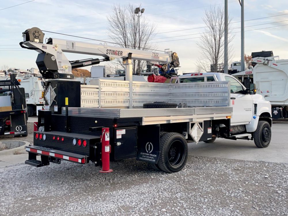 2023 Chevrolet 6500 4x4 Load King Voyager P Service Truck w/ Stinger 7522 Crane