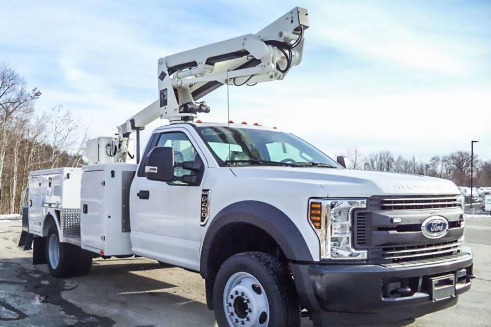 36 ft Distribution Bucket Truck Rental Custom Truck One Source