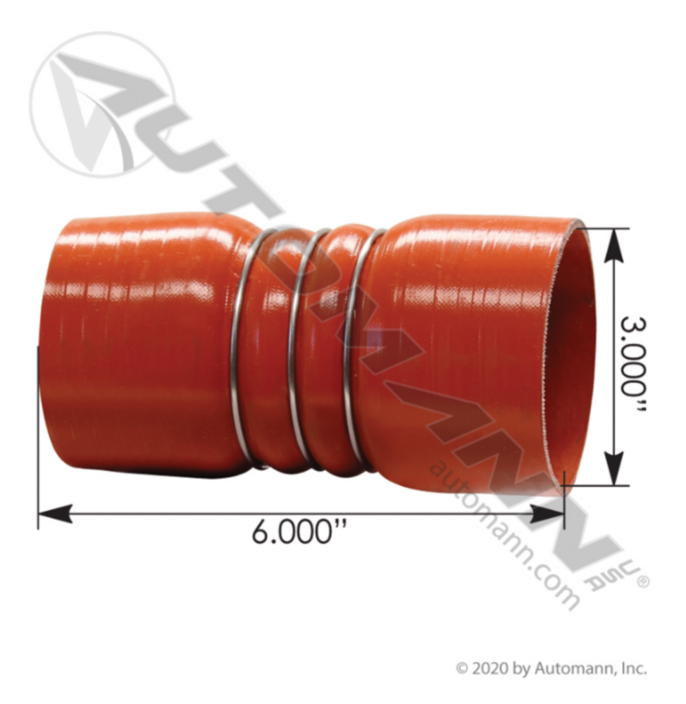 Automann CAC Connector Hose Hot Side 3"x 6"