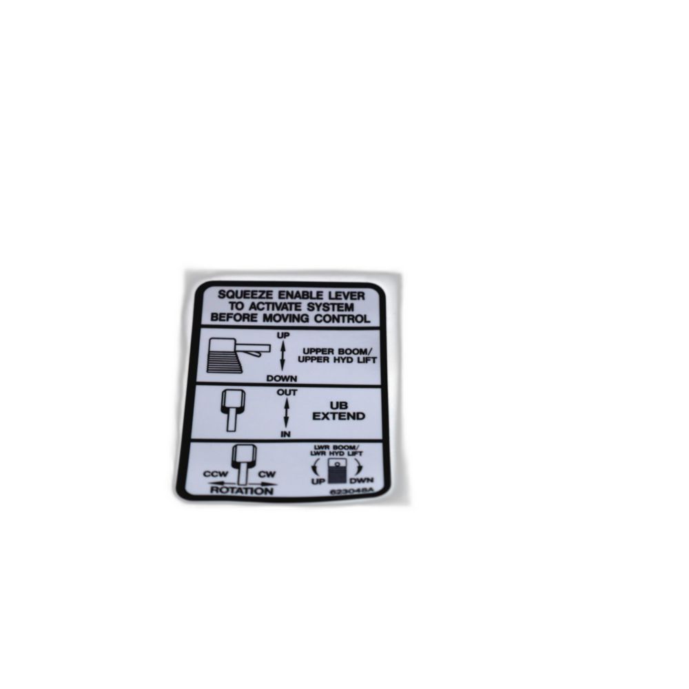 DECAL, SINGLE STICK 4 FUNCTION