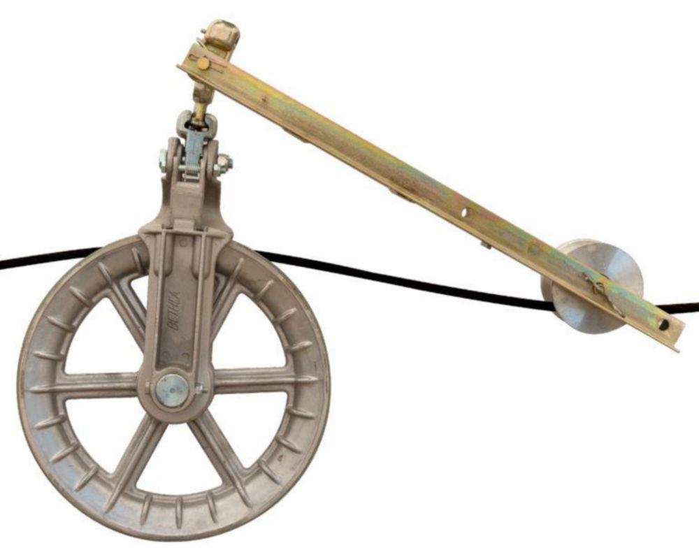 CTOS Universal Grounding Arm for Fly or Full-Frame Blocks w/ 12” to 35” Sheave
