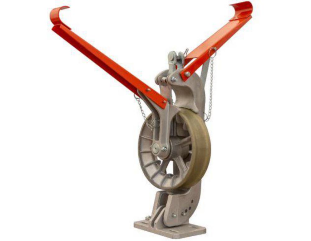 CTOS 10" Static Urethane-Lined Block w/ Double Fly Arms