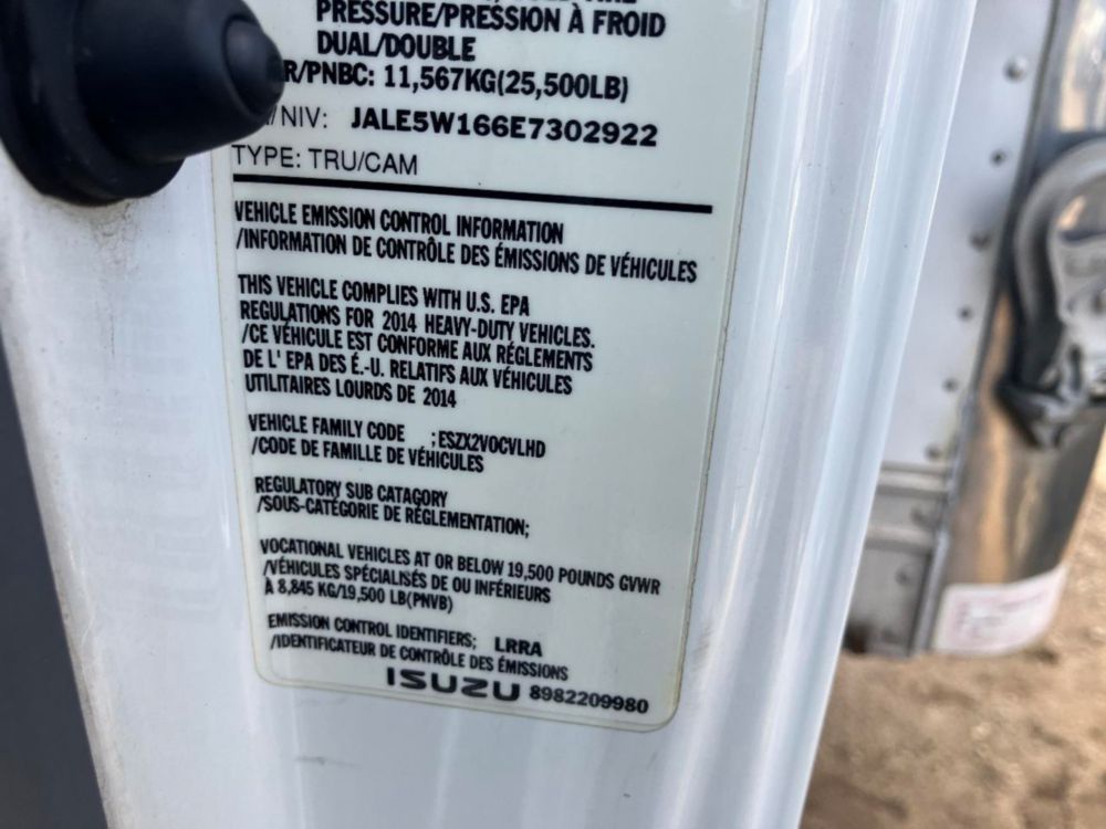 2014 Isuzu NPR Thermo-King T-680R Reefer Truck