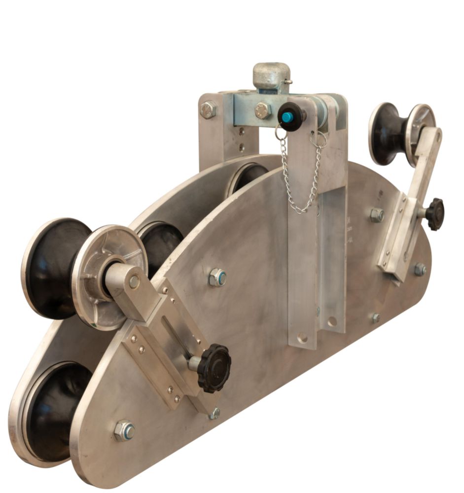 CTOS Radius Block w/ Five 5" Urethane Sheaves, 4,000 lbs. SWL