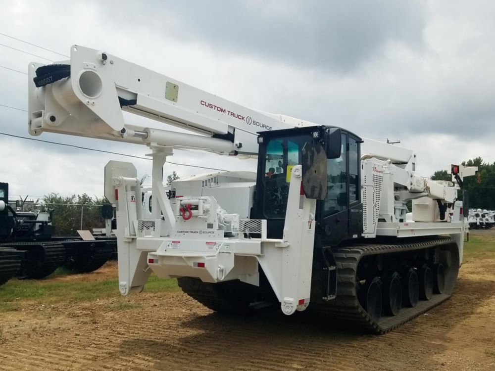 2023 Prinoth Panther T16 Terex Utilities TL100 Track Aerial Device