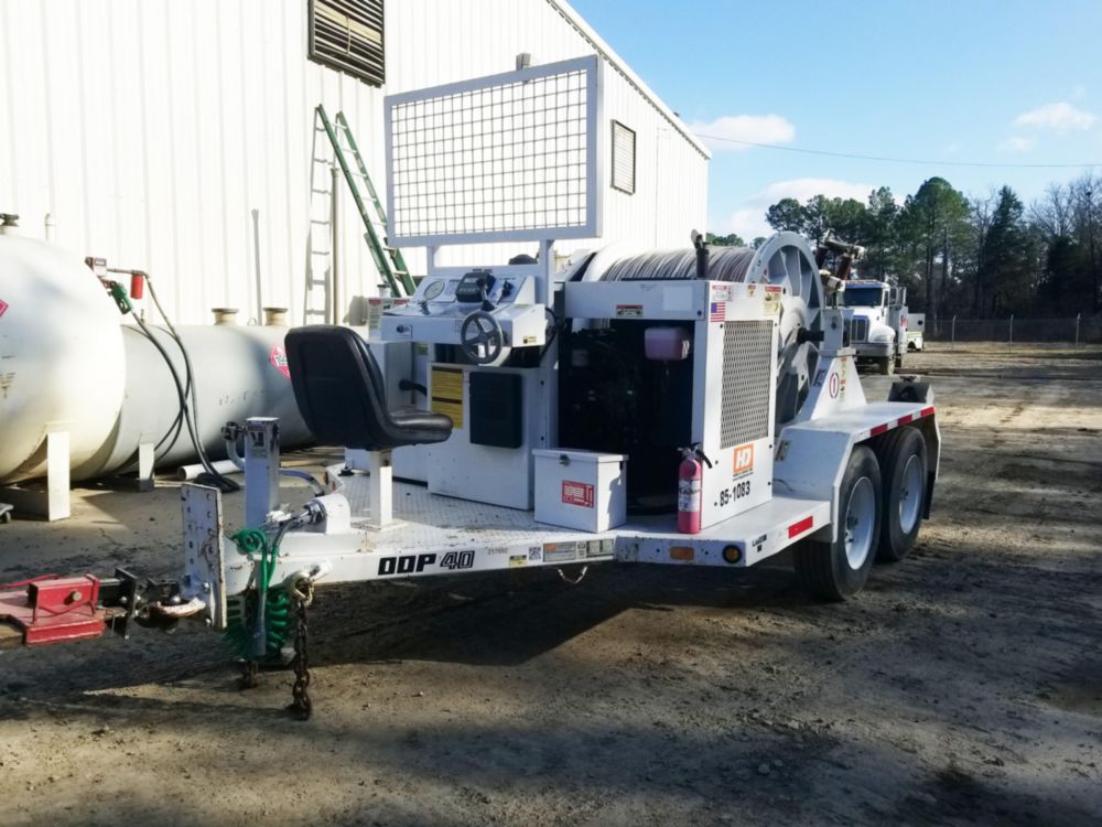 2015 Hogg & Davis ODP 40 Single Drum Puller