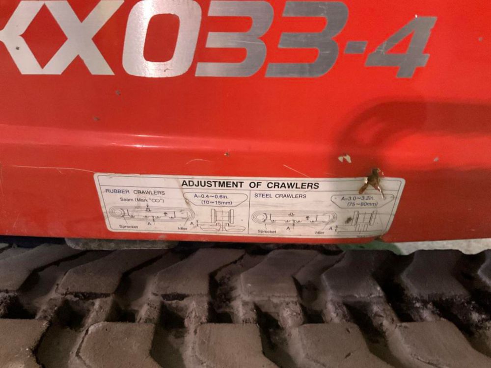 2018 Kubota KX033-4 Mini Excavator