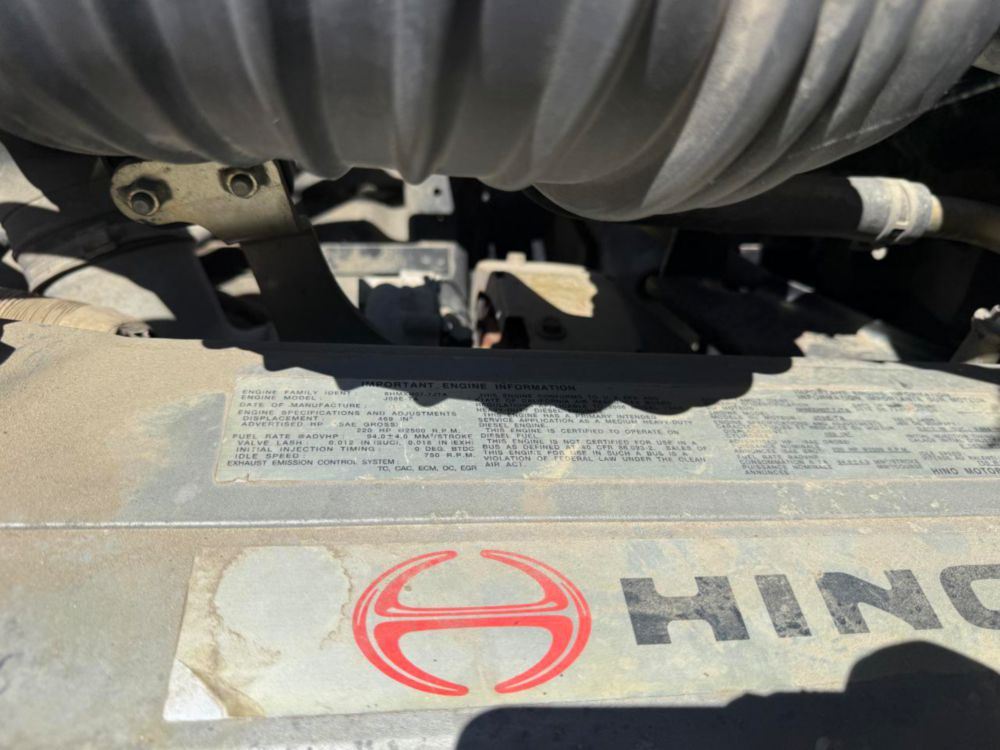 2007 Single Hino 268 Box Truck