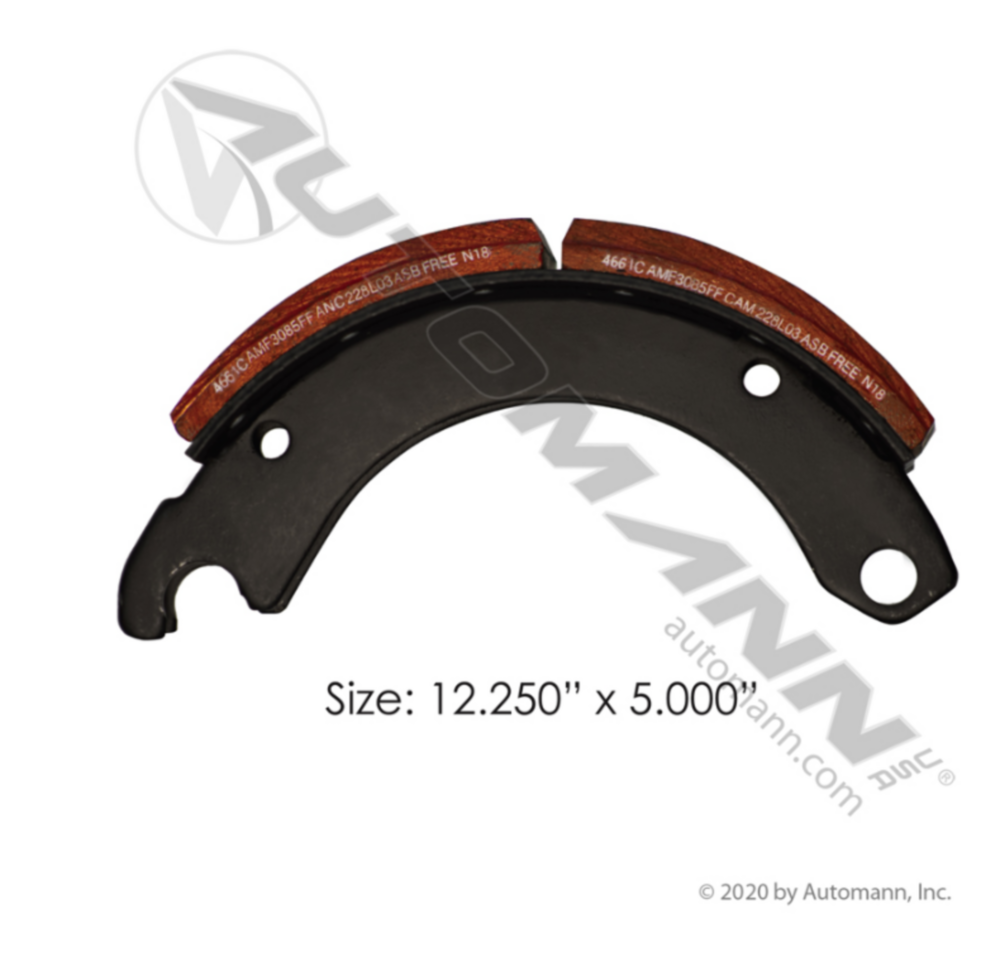 LINED BRAKE SHOE
