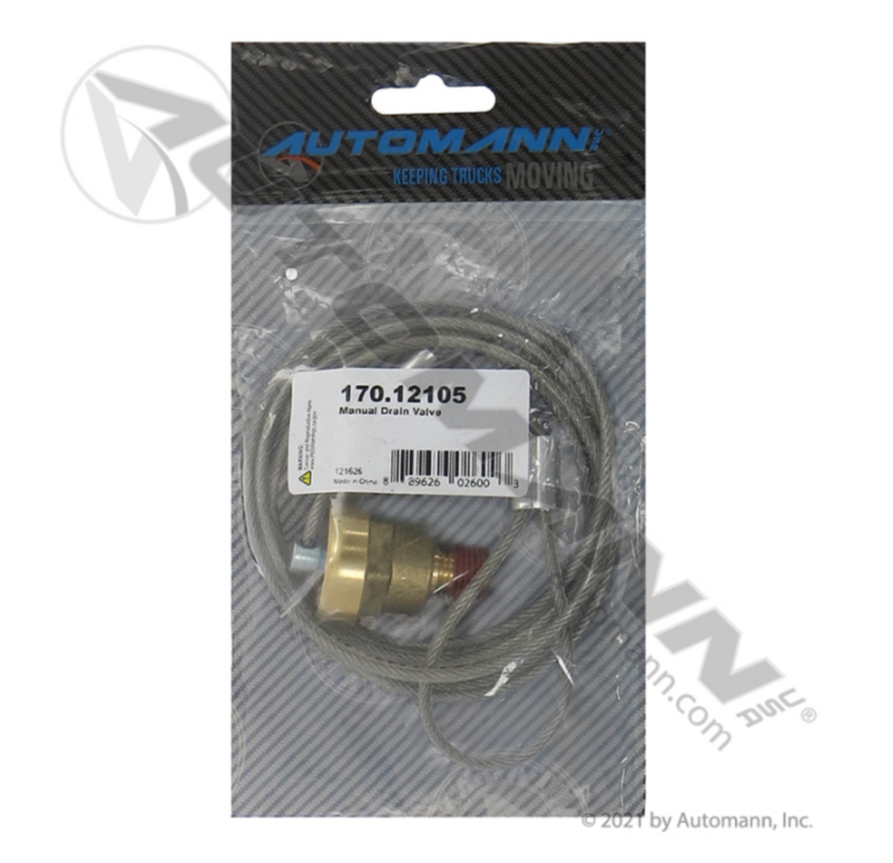 Automann Drain Valve w/60in Cable