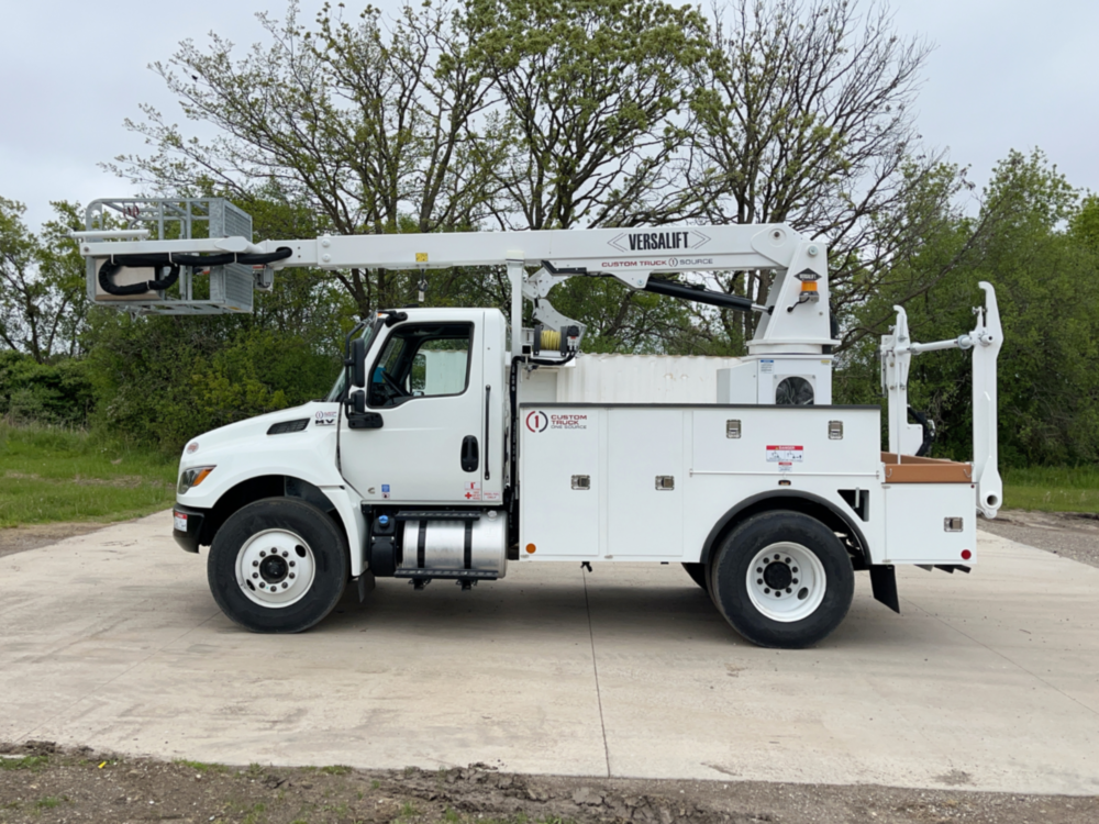 2025 International MV607 4x2 Versalift VTP-40-NE Cable Placer Truck