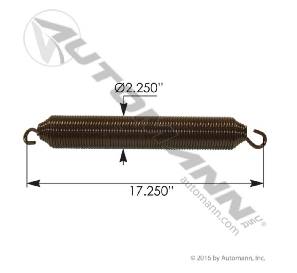 Automann Hood Spring Kenworth