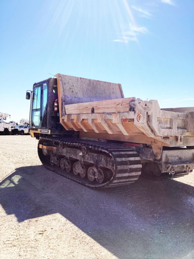 2018 Morooka MST-2200VD Crawler With Dump Bed