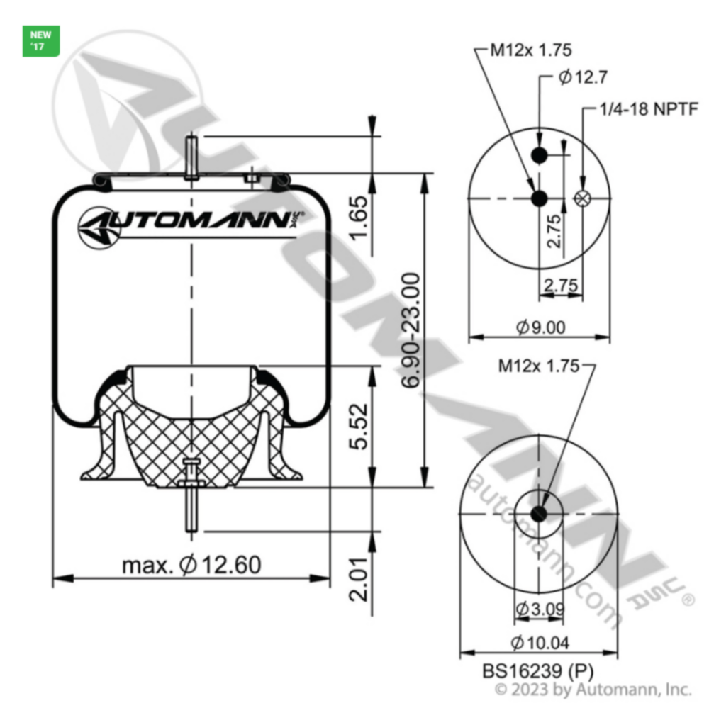 Automann Air Spring Rolling Lobe