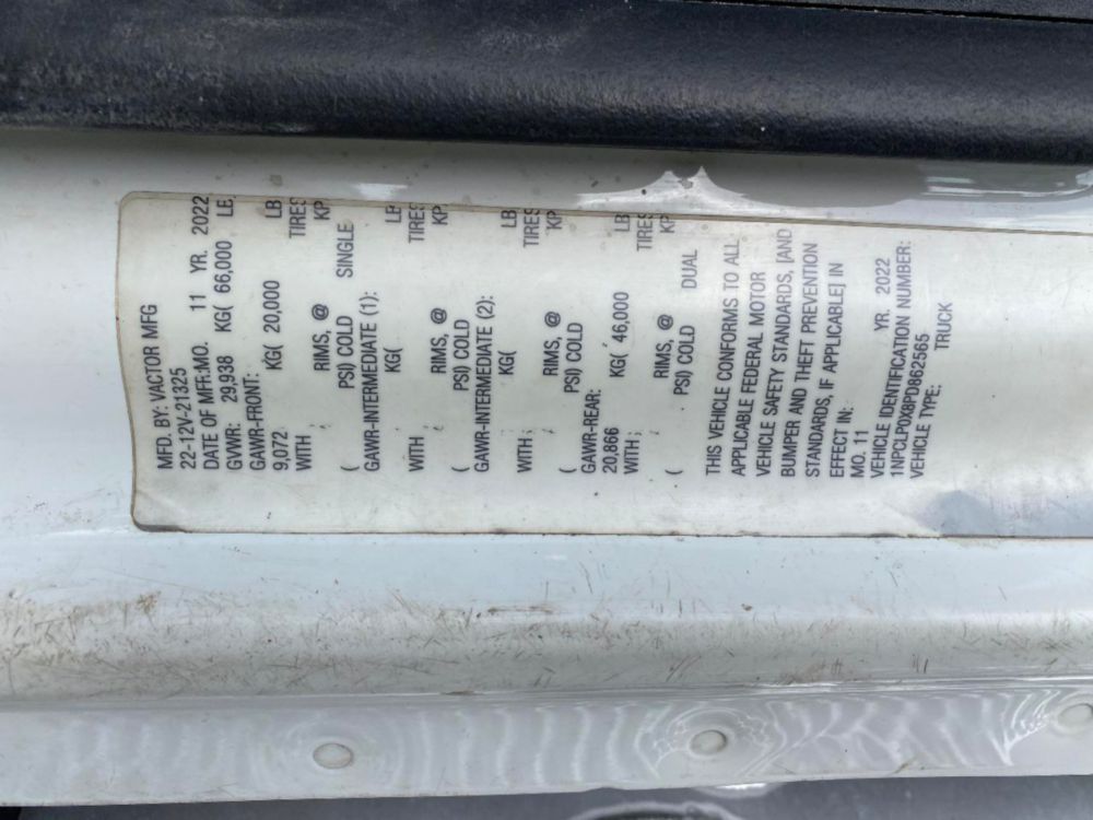 2023 Kenworth T-880 Vactor 2115P-16 Sewer Cleaner Hydro Excavator