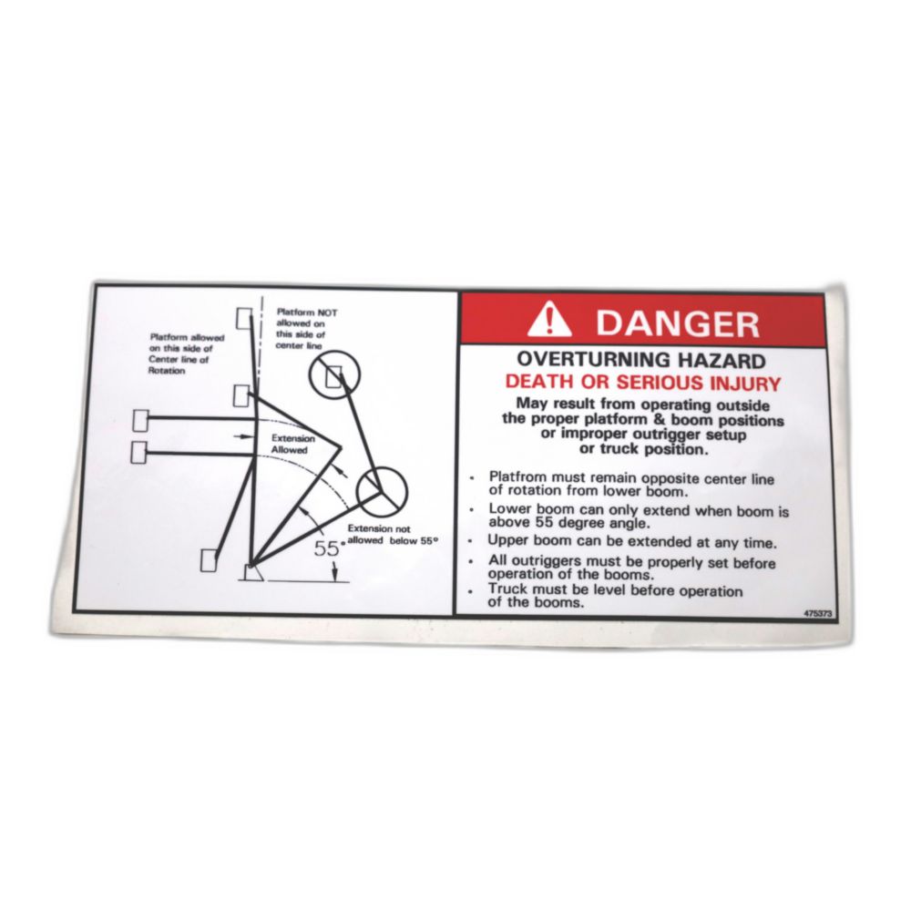 DECAL,OVERTURNING LIMIT SYSTEM